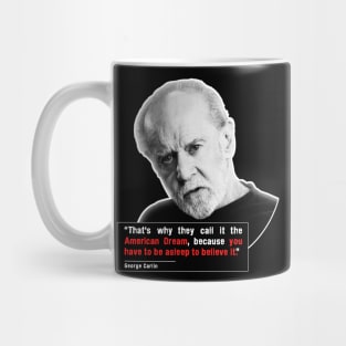 Carlin on the American Dream Mug